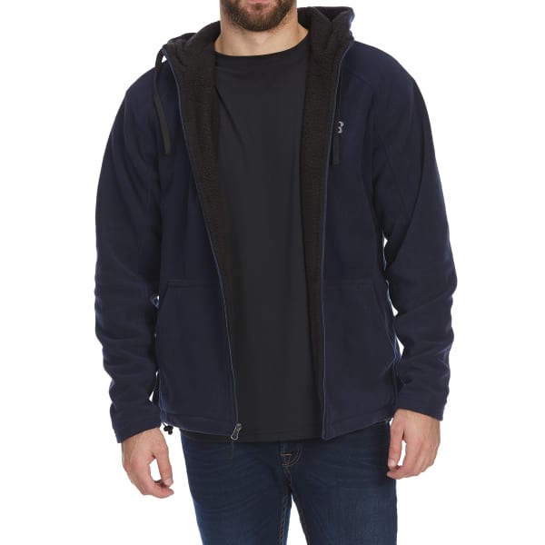 NEW BALANCE Men's Sherpa-Lined Polar Fleece Full-Zip Hoodie - Bob’s Stores