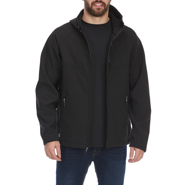 NEW BALANCE Men's Hooded Softshell Jacket with Reflective Trim