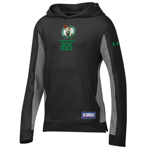 UNDER ARMOUR Big Boys' Boston Celtics Combine Authentic UA Lockup Pullover Hoodie