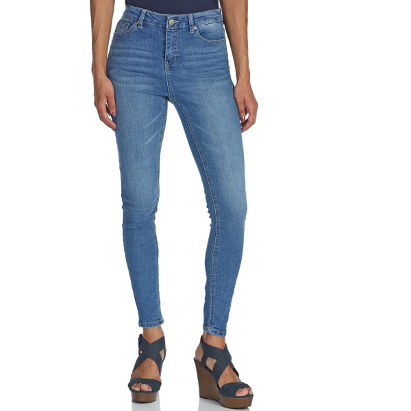 BLUE SPICE Juniors' Super High Rise Skinny Jeans