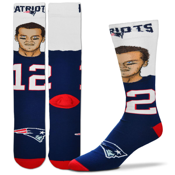 NEW ENGLAND PATRIOTS Tom Brady Selfie Crew Socks