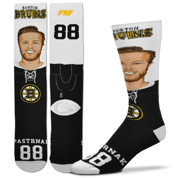 BOSTON BRUINS David Pastrnak Selfie Crew Socks