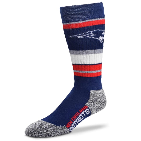 NEW ENGLAND PATRIOTS Wild Stripe Crew Socks