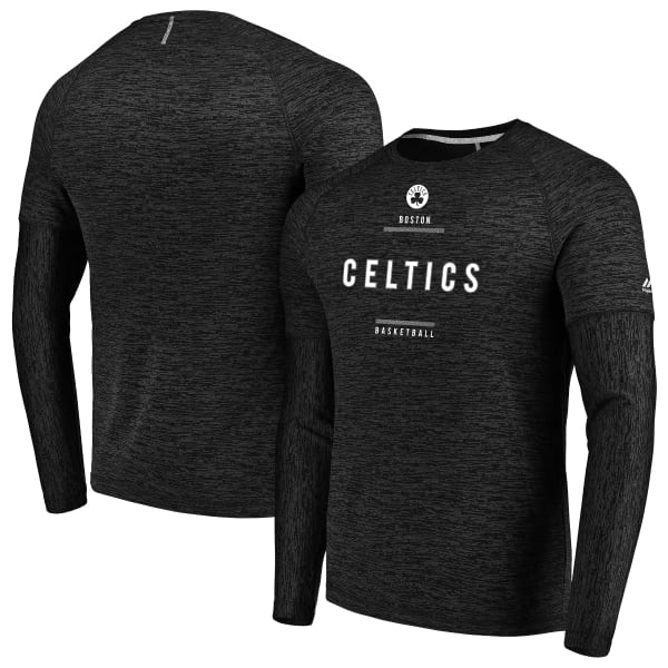 BOSTON CELTICS Men's Ultra Streak Poly Long-Sleeve Tee