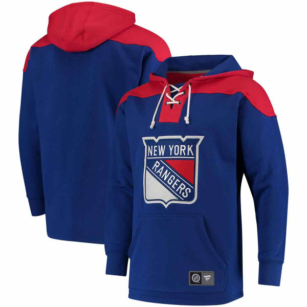 NEW YORK RANGERS Men's Breakaway Classics Lace-Up Pullover Hoodie