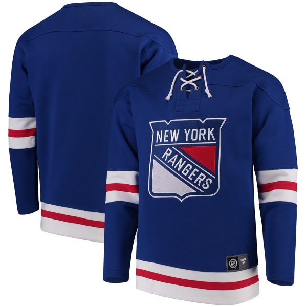 NEW YORK RANGERS Men's Breakaway Classics Lace-Up Pullover Hoodie