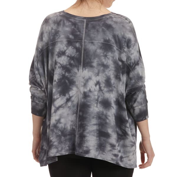 CALVIN KLEIN PERFORMANCE Women's Oversized Draped Tie Dyed Tee