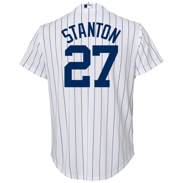 NEW YORK YANKEES Big Boys' Giancarlo Stanton #27 Name and Number Short-Sleeve Jersey