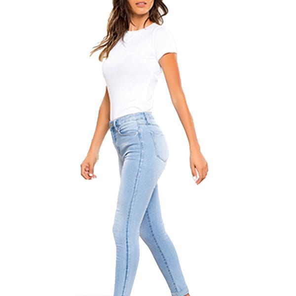 YMI Juniors' Hide Your Muffin Top High-Waist Anklet Jeans