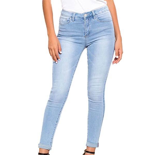 YMI Juniors' Hide Your Muffin Top High-Waist Anklet Jeans