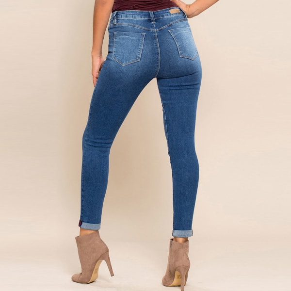 YMI Juniors' Hide Your Muffin Top High-Waist Anklet Jeans - Bob’s Stores