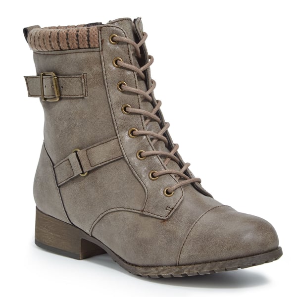 JELLYPOP Women's Len Distressed Lace-Up Boots - Bob’s Stores