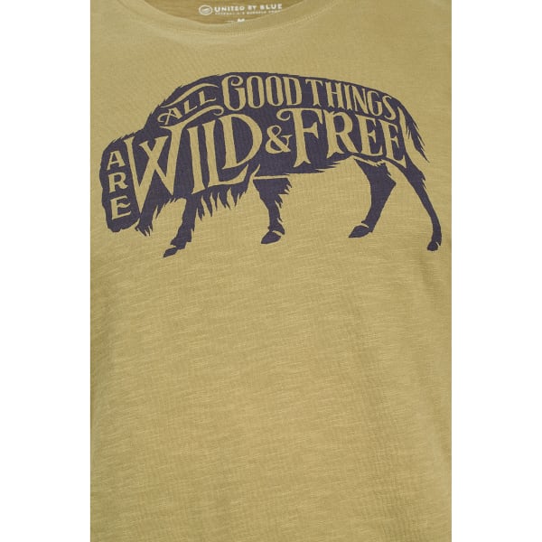 UNITED BY BLUE Men's Wild & Free Short-Sleeve Tee