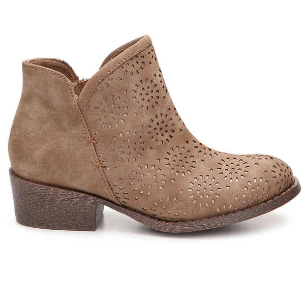 JELLYPOP Girls' Remilla Laser-Cut Booties