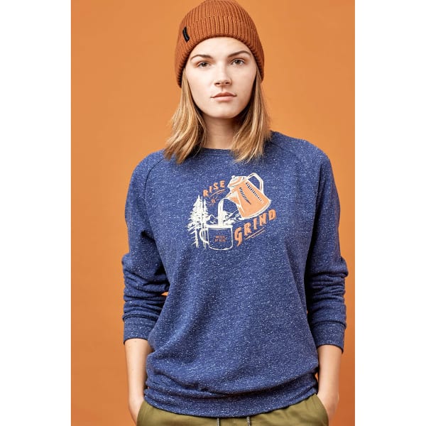 UNITED BY BLUE Women's Rise & Grind Crew Long-Sleeve Pullover