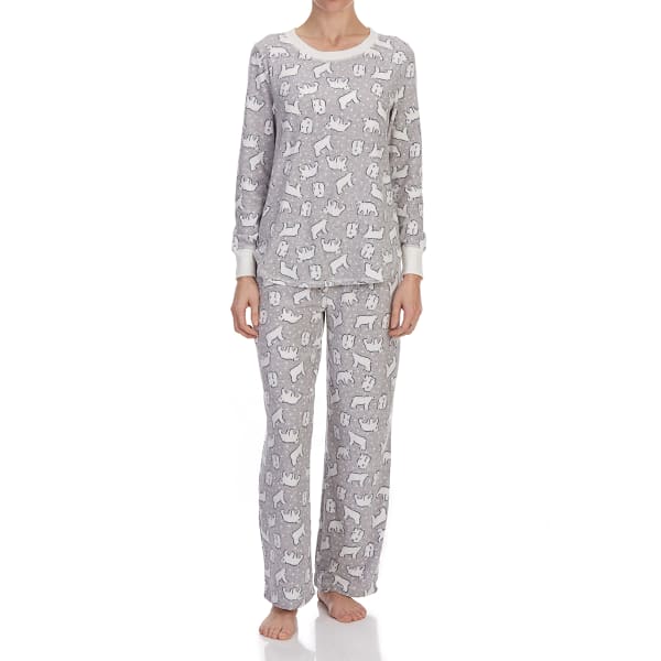 CAROLE HOCHMAN Women's Crew Pajama Set