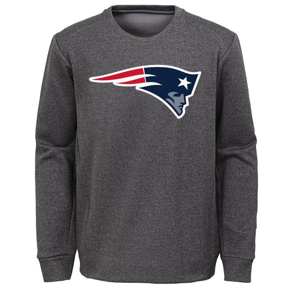 NEW ENGLAND PATRIOTS Big Boys' Fleece Crewneck Pullover