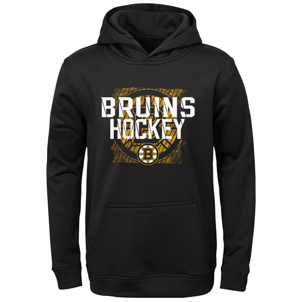 BOSTON BRUINS Big Boys' Poly Performance Pullover Hoodie