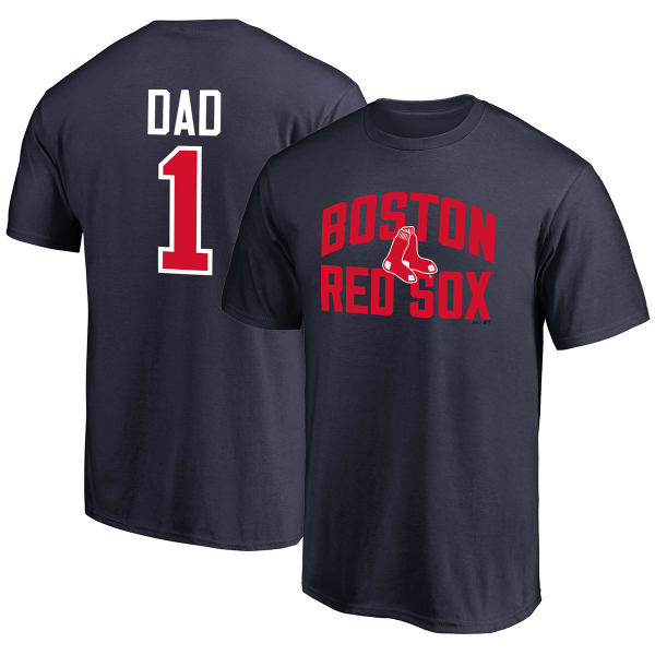 BOSTON RED SOX Men's #1 Dad Short-Sleeve Tee