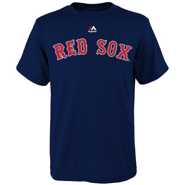 BOSTON RED SOX Big Boys' Andrew Benintendi #16 Name and Number Short-Sleeve Tee