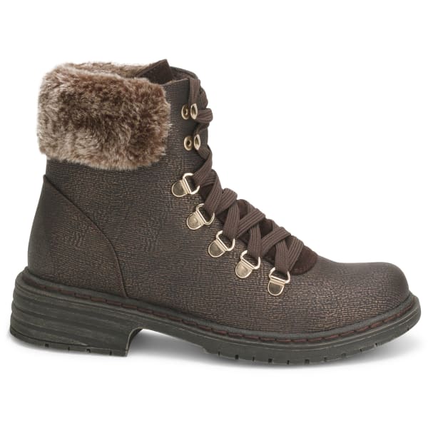 WANTED SHOES Women’s Carson Fur Lined Lace-Up Boots