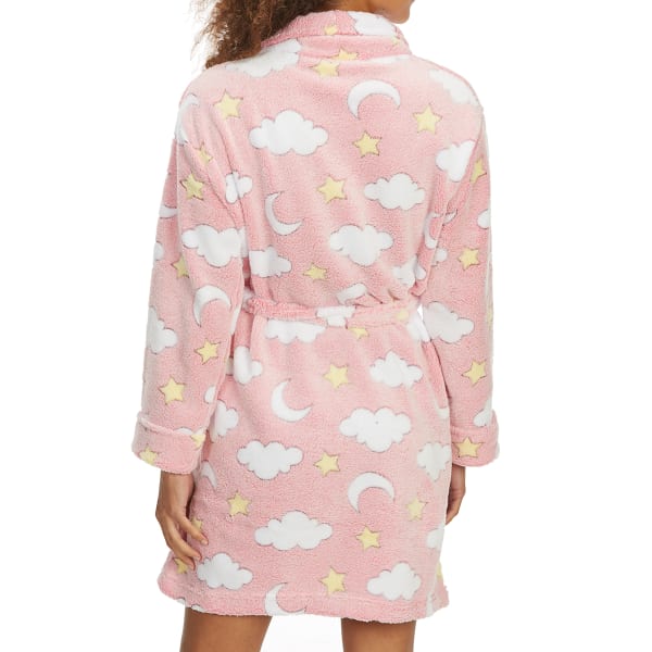 RENE ROFE Women's Stars, Moons & Clouds Bathrobe