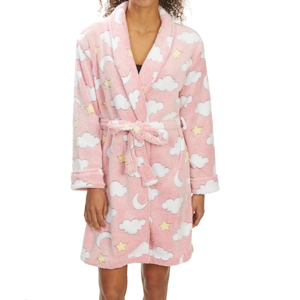 RENE ROFE Women's Stars, Moons & Clouds Bathrobe