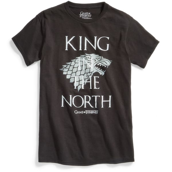 ISAAC MORRIS Guys' Game of Thrones King in the North Short-Sleeve Graphic Tee