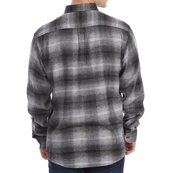 RUGGED TRAILS Men's Long-Sleeve Flannel Shirt