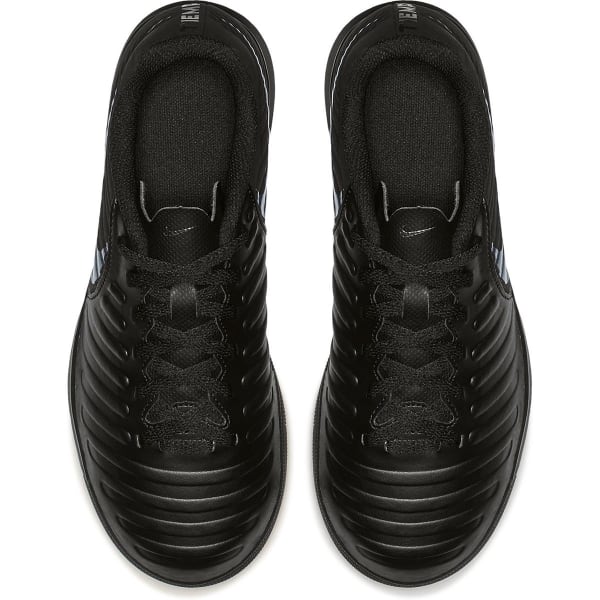 NIKE Kids' Jr. Tiempo Legend Club VII Indoor Soccer Cleats