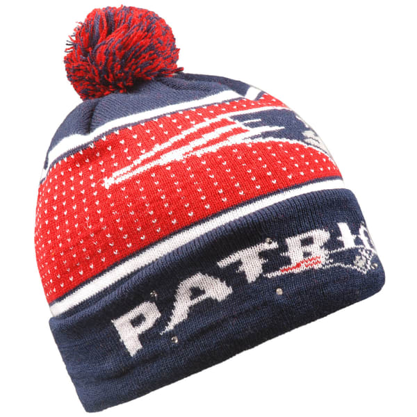 NEW ENGLAND PATRIOTS 2018 Big Logo Knit Light-Up Beanie