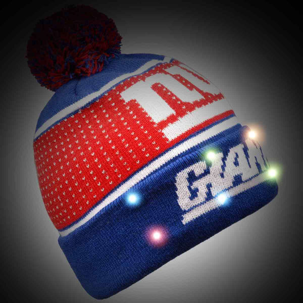 NEW YORK GIANTS 2018 Big Logo Knit Light-Up Beanie