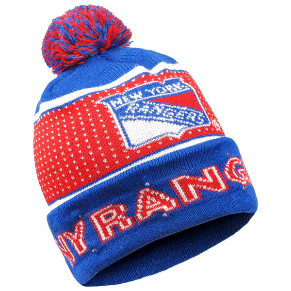 NEW YORK RANGERS 2018 Big Logo Knit Light-Up Beanie