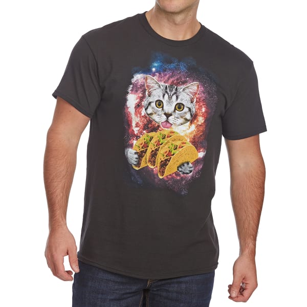 FIFTH SUN Guys' Space Taco Cat Short-Sleeve Graphic Tee