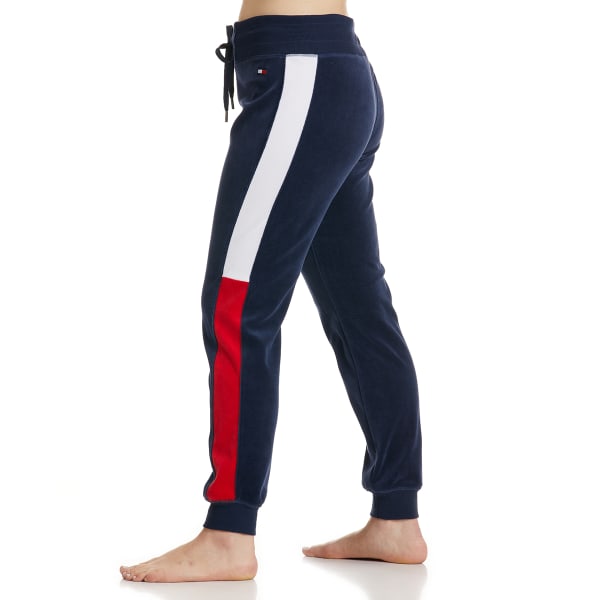 TOMMY HILFIGER SPORT Women's Velour Varsity Stripe Joggers