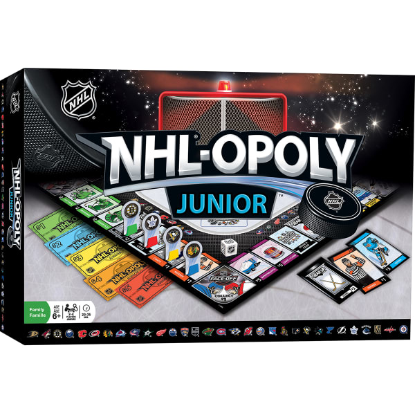 MASTERPIECES PUZZLE CO. NHL-Opoly Junior Board Game