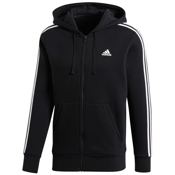 ADIDAS Men's Essentials 3-Stripes Fleece Full-Zip Hoodie - Bob’s Stores