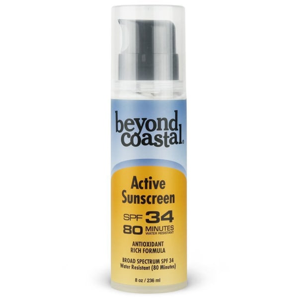 BEYOND COASTAL 8 oz. SPF 34 Active Pump Sunscreen