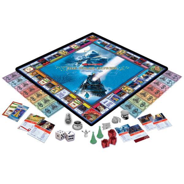 MASTERPIECES PUZZLE CO. The Polar Express Train-Opoly Board Game