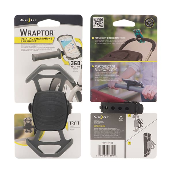 NITE IZE Wraptor Rotating Cell Phone Bar Mount