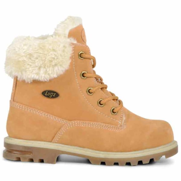 LUGZ Big Girls' 6 in. Grade School Empire Hi Fur Boots