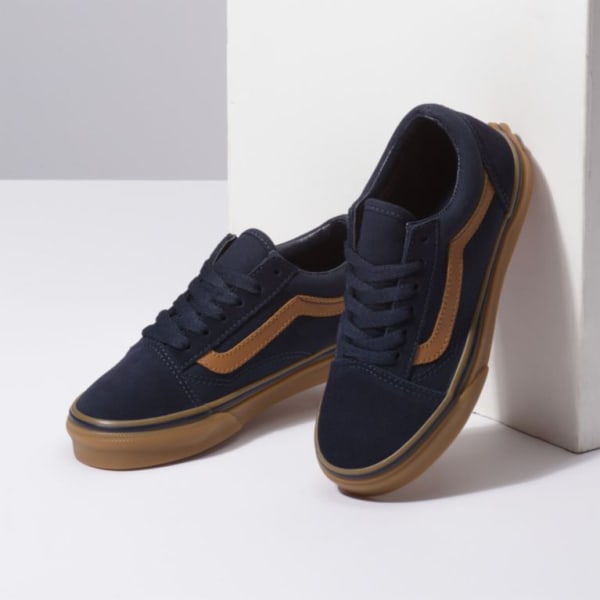 VANS Boys' Old Skool Suede Skate Shoes