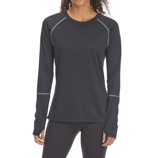 EMS Women's Techwick Midweight Long-Sleeve Crew Base Layer Top