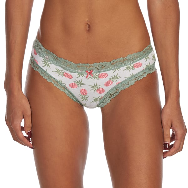 RENE ROFE Juniors' Cover Stories Pineapple Print Hipster Briefs