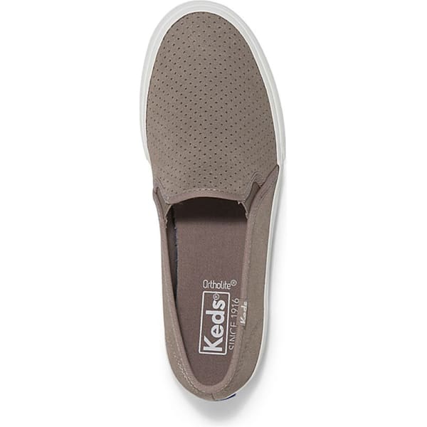 KEDS Women's Double Decker Perf Suede Casual Slip-On Shoes