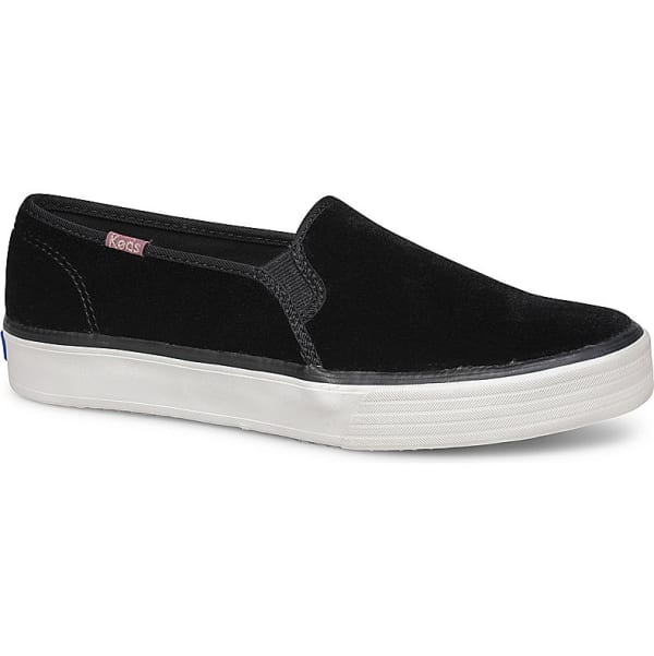 KEDS Women's Double Decker Velvet Casual Slip-On Shoes