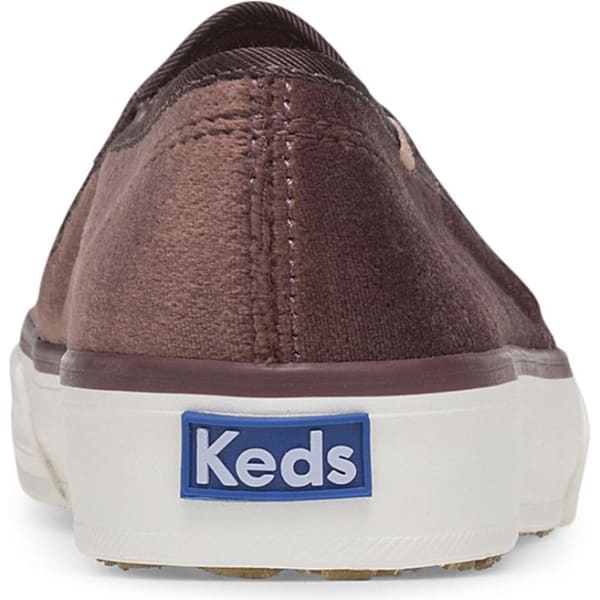 KEDS Women's Double Decker Velvet Casual Slip-On Shoes