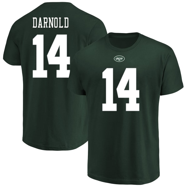 NEW YORK JETS Men's Sam Darnold #14 Name and Number Short-Sleeve Tee