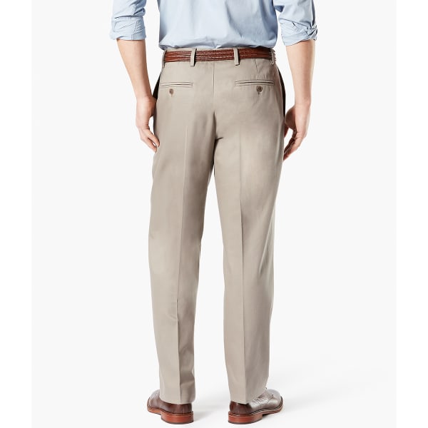 DOCKERS Men's Classic Fit Signature Khaki 2.0 Flat-Front Stretch Crease Pants