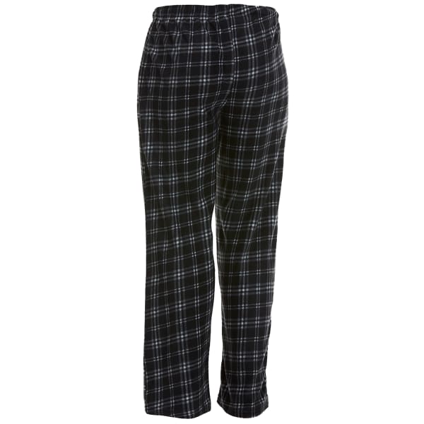 GELERT Men's Plaid Fleece Lounge Pants